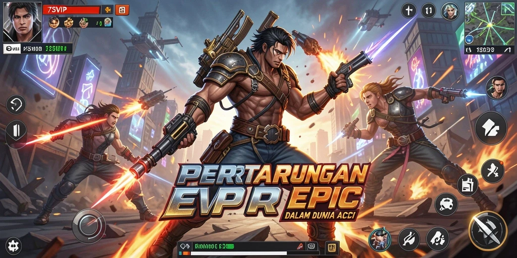 Tampilan aksi seru dalam game 7SVIP yang penuh tantangan.