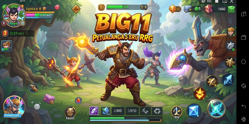 Tampilan gameplay RPG BIG11 yang mendebarkan dan interaktif.