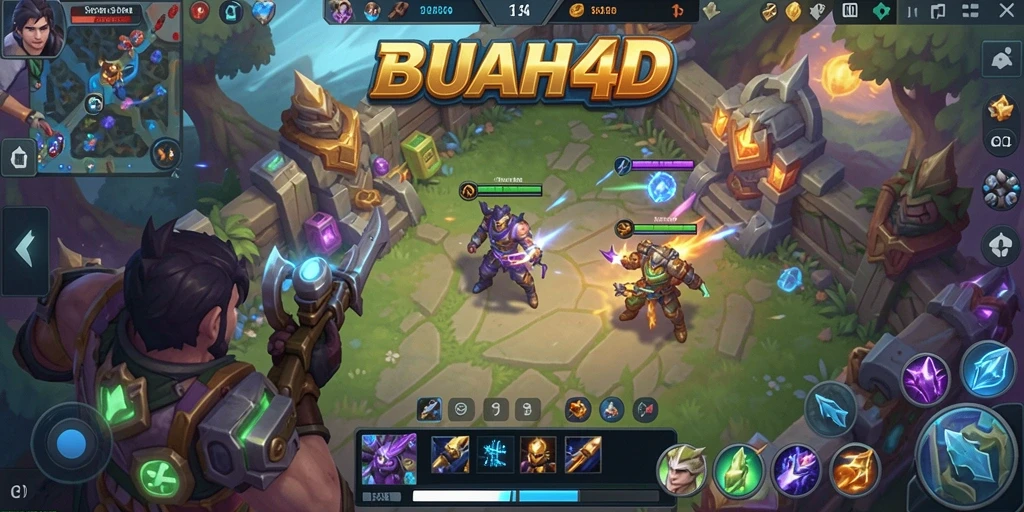 Tampilan gameplay seru BUAH4D yang menegangkan.
