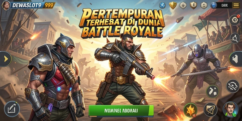 Gameplay intens di arena pertempuran DEWASLOT99 yang seru.