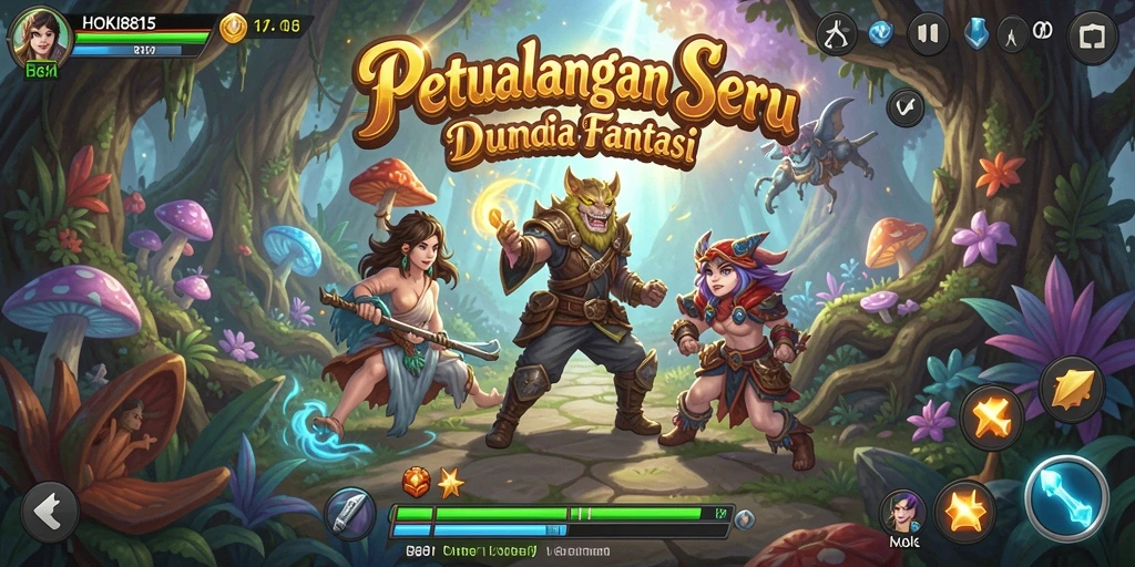Tampilan gameplay HOKI8815 yang memukau dan penuh aksi.