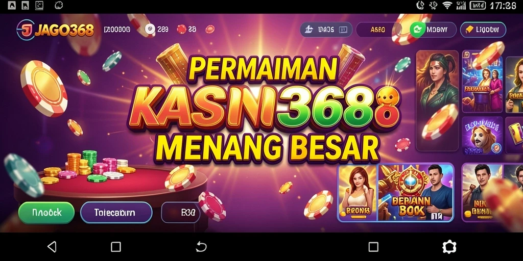 Tampilan menarik saat bermain game Kasino di JAGO368.