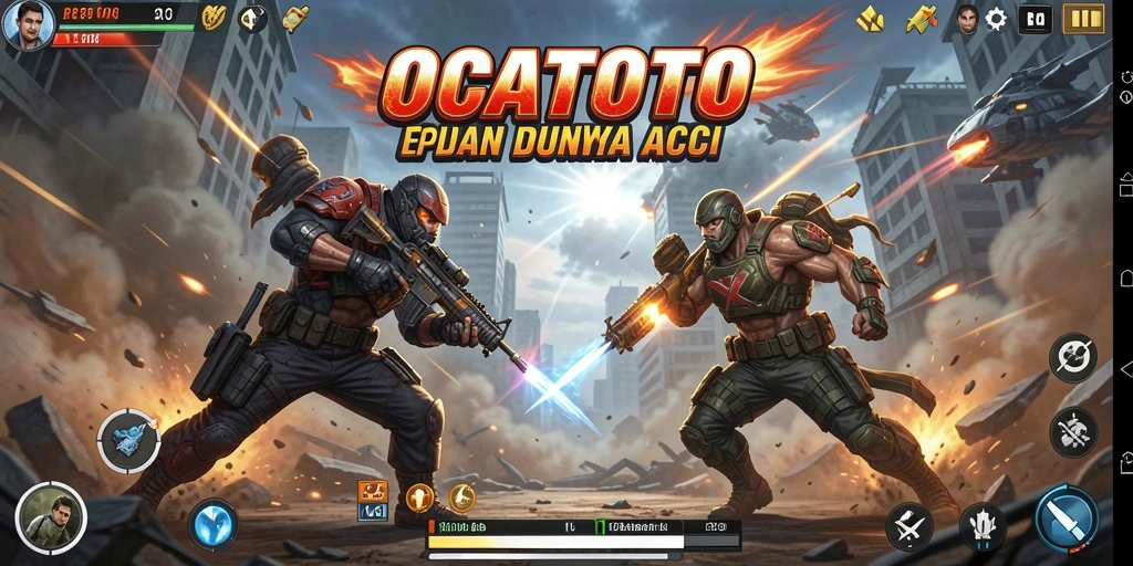 Tangkapan layar menunjukkan aksi seru di OCATOTO.