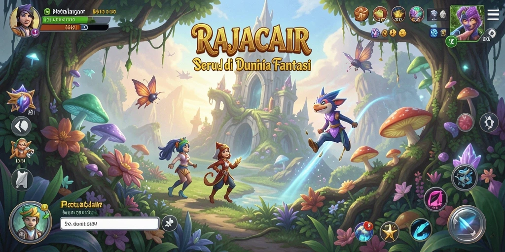 Tampilan gameplay RAJACAIR yang memukau dan penuh petualangan.